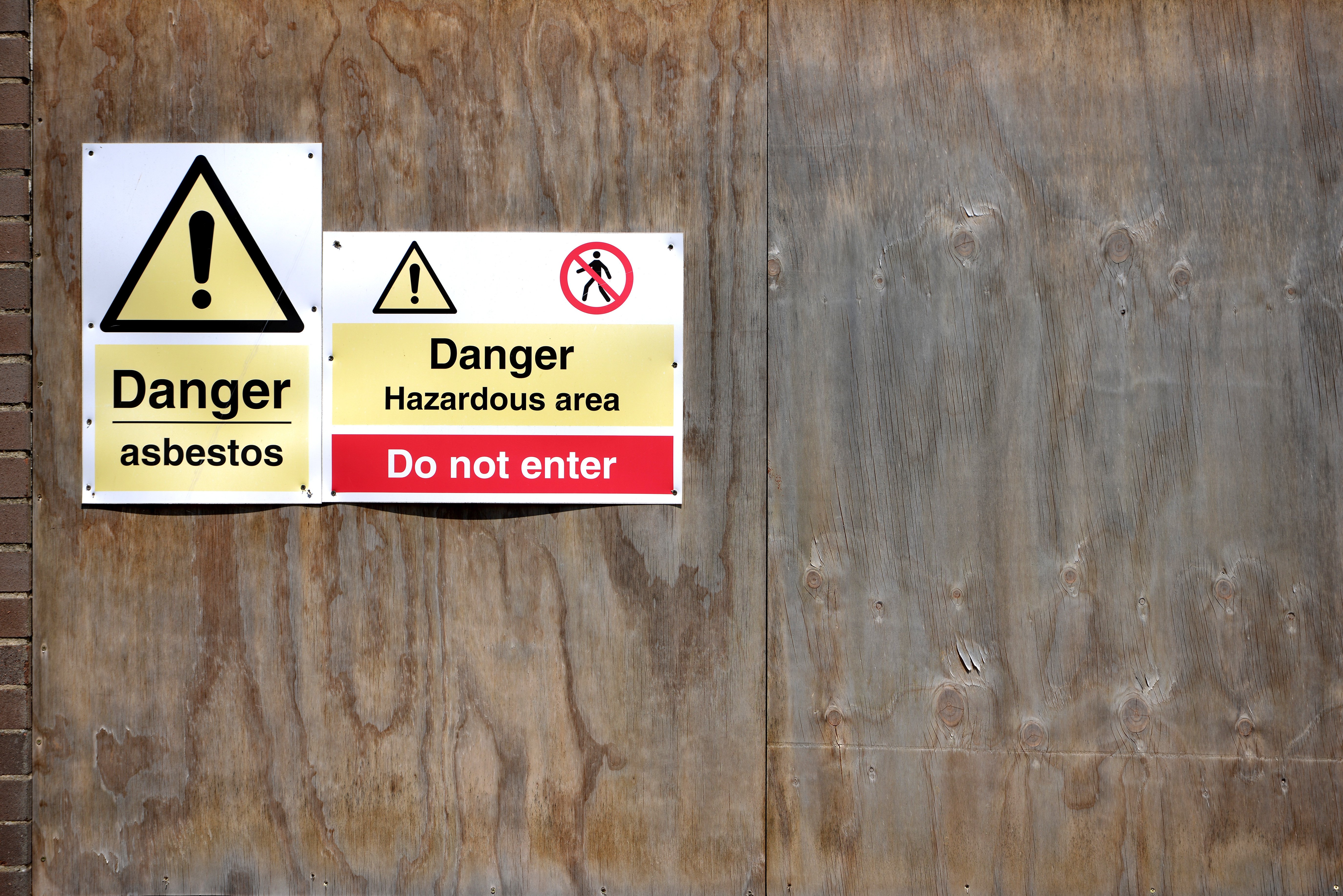 Danger Signs Asbestos