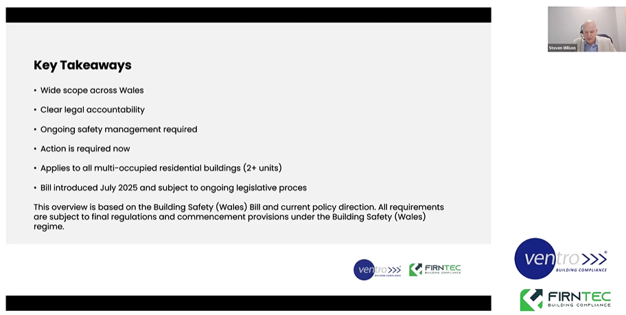 Ventro Firntec - Building Safety (Wales) Bill - June 2026 - Webinar Screenshot (8)